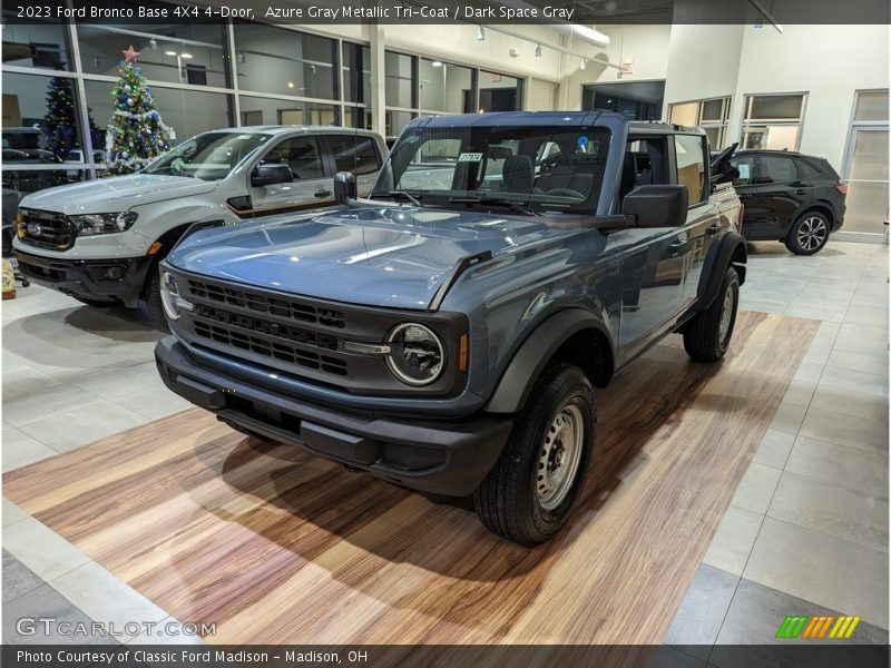  2023 Bronco Base 4X4 4-Door Azure Gray Metallic Tri-Coat