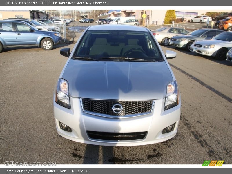 Brilliant Silver Metallic / Charcoal 2011 Nissan Sentra 2.0 SR