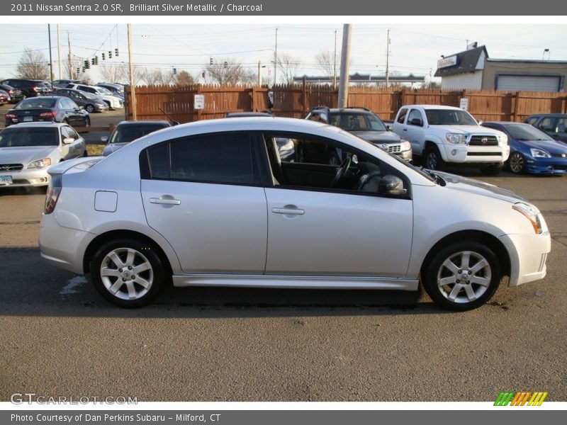 Brilliant Silver Metallic / Charcoal 2011 Nissan Sentra 2.0 SR