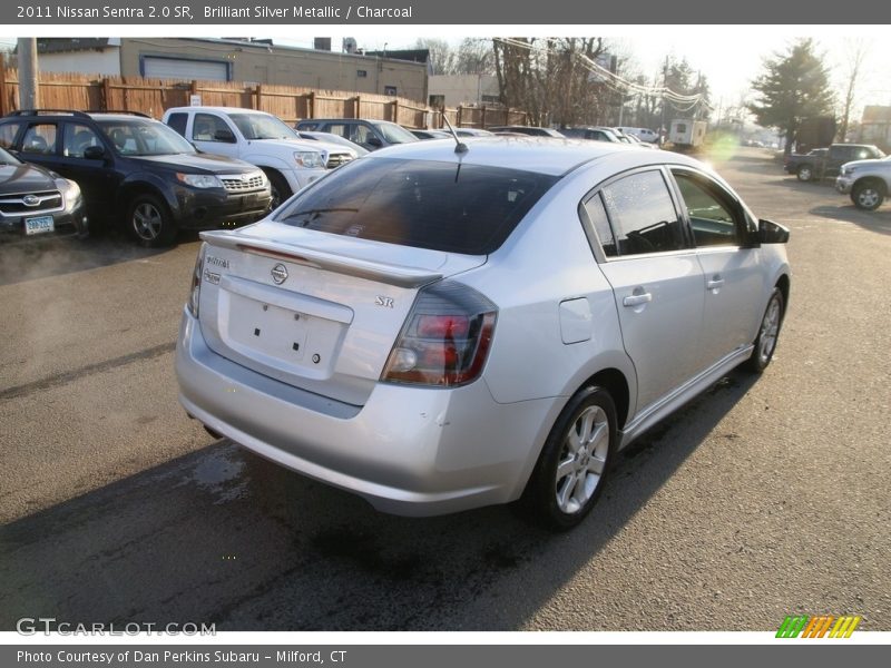 Brilliant Silver Metallic / Charcoal 2011 Nissan Sentra 2.0 SR