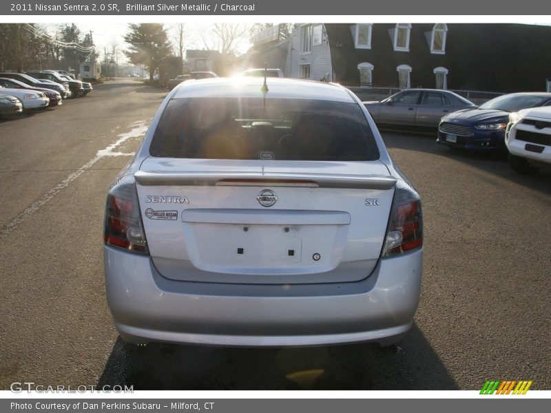 Brilliant Silver Metallic / Charcoal 2011 Nissan Sentra 2.0 SR