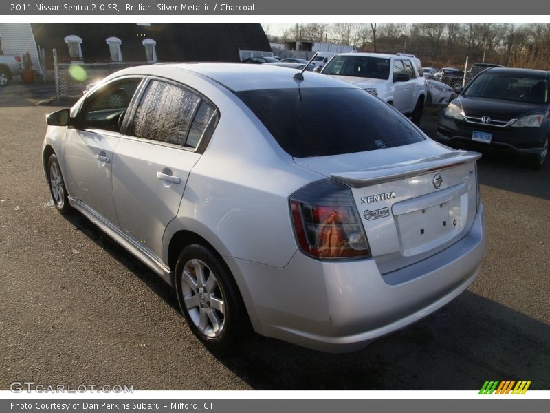 Brilliant Silver Metallic / Charcoal 2011 Nissan Sentra 2.0 SR