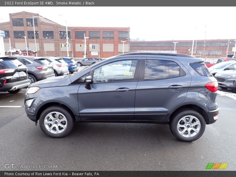 Smoke Metallic / Black 2022 Ford EcoSport SE 4WD