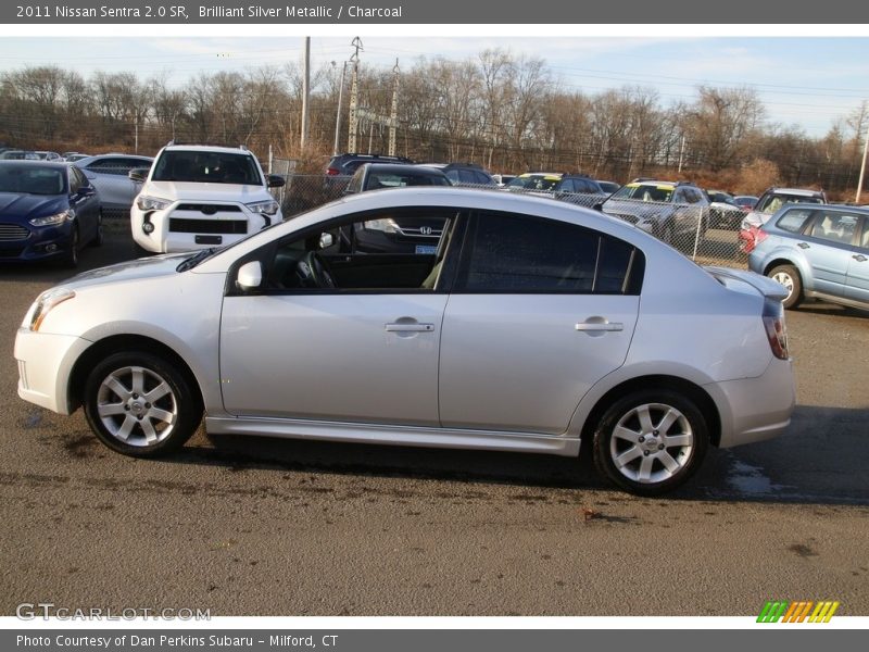 Brilliant Silver Metallic / Charcoal 2011 Nissan Sentra 2.0 SR