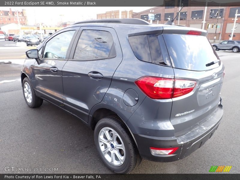 Smoke Metallic / Black 2022 Ford EcoSport SE 4WD