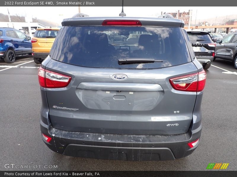 Smoke Metallic / Black 2022 Ford EcoSport SE 4WD