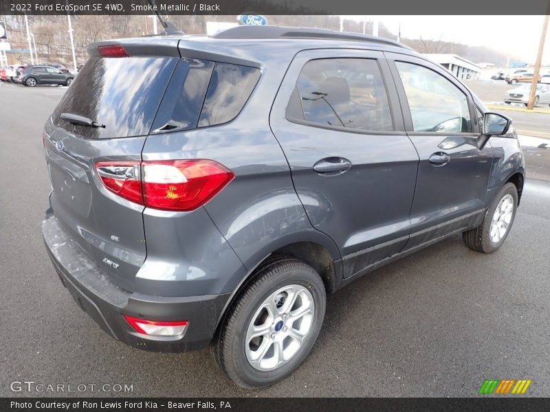Smoke Metallic / Black 2022 Ford EcoSport SE 4WD