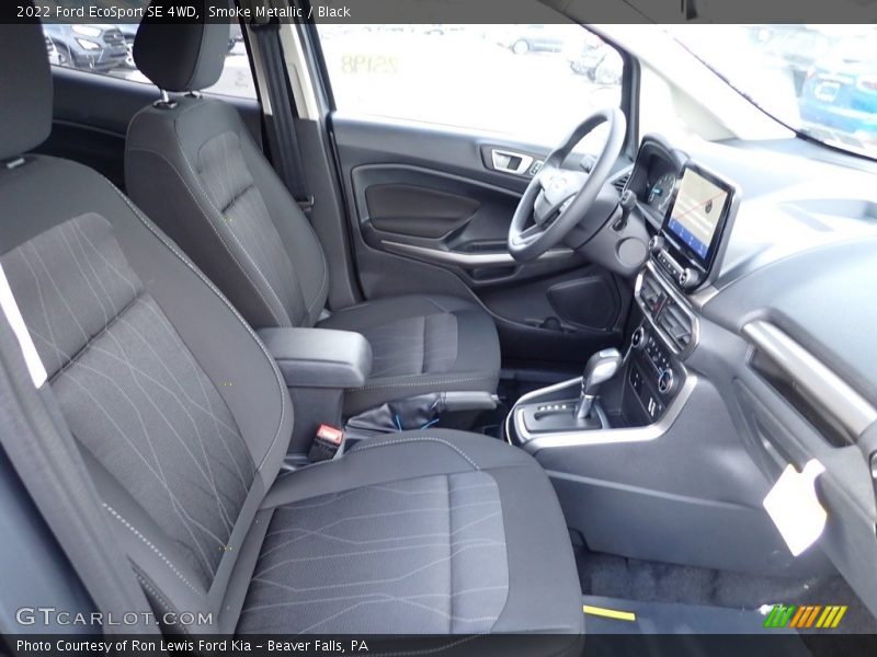Smoke Metallic / Black 2022 Ford EcoSport SE 4WD