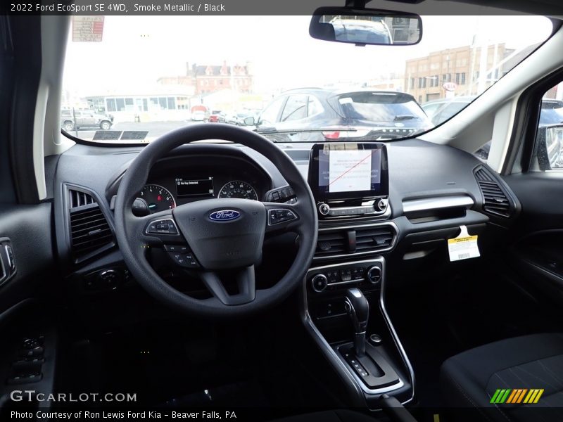 Smoke Metallic / Black 2022 Ford EcoSport SE 4WD