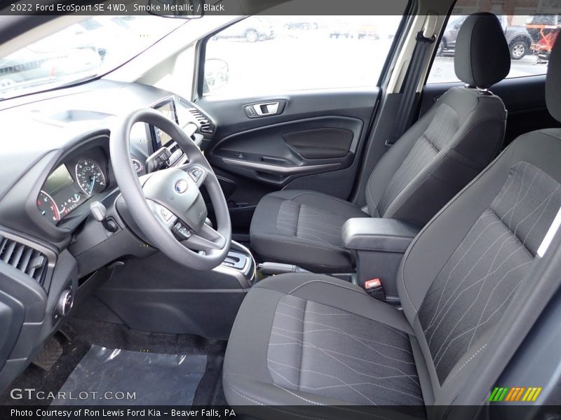 Smoke Metallic / Black 2022 Ford EcoSport SE 4WD