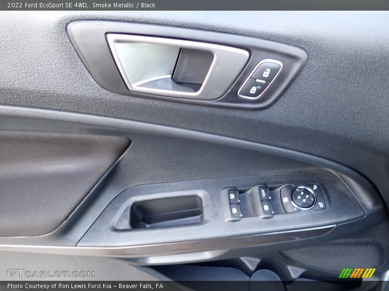 Smoke Metallic / Black 2022 Ford EcoSport SE 4WD