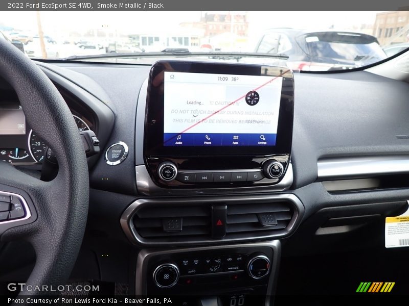 Smoke Metallic / Black 2022 Ford EcoSport SE 4WD