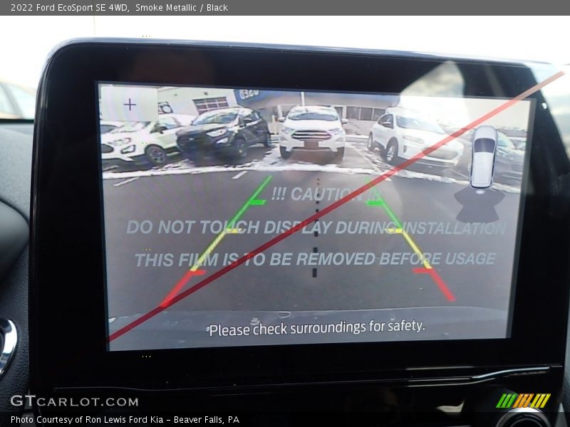 Smoke Metallic / Black 2022 Ford EcoSport SE 4WD