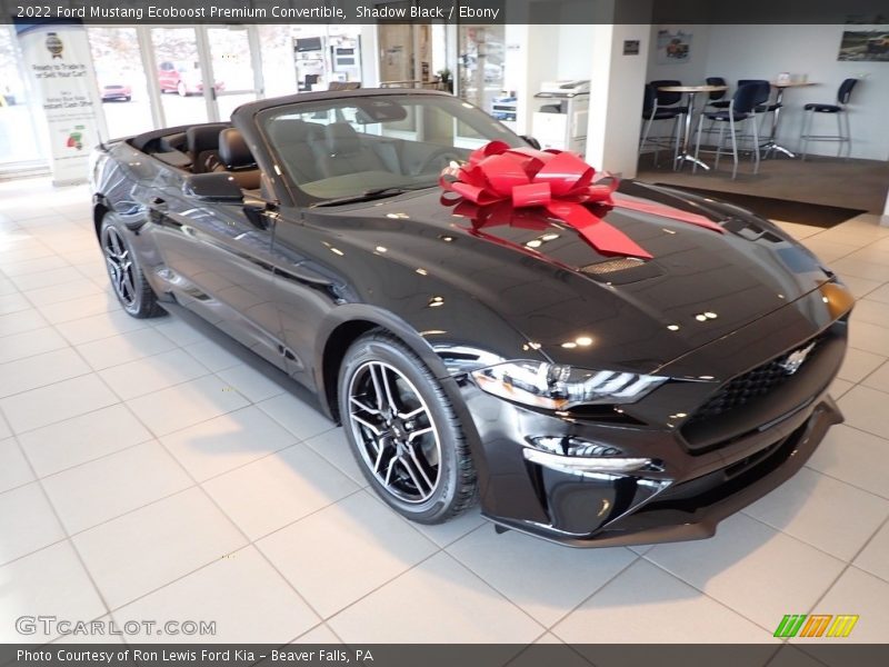 Shadow Black / Ebony 2022 Ford Mustang Ecoboost Premium Convertible