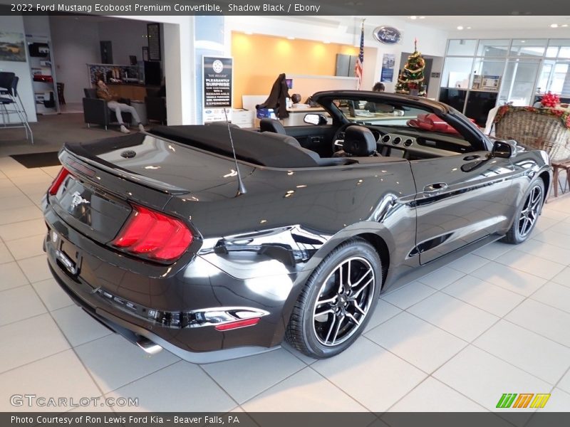 Shadow Black / Ebony 2022 Ford Mustang Ecoboost Premium Convertible