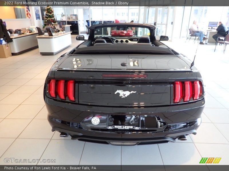 Shadow Black / Ebony 2022 Ford Mustang Ecoboost Premium Convertible