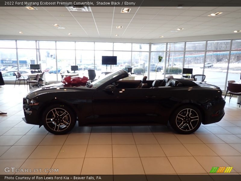 Shadow Black / Ebony 2022 Ford Mustang Ecoboost Premium Convertible
