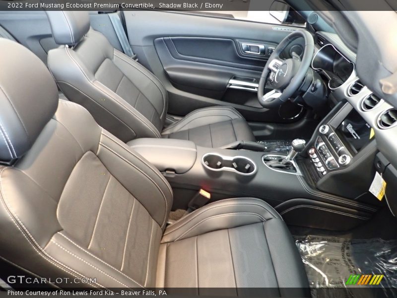 Shadow Black / Ebony 2022 Ford Mustang Ecoboost Premium Convertible