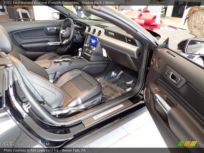 Shadow Black / Ebony 2022 Ford Mustang Ecoboost Premium Convertible