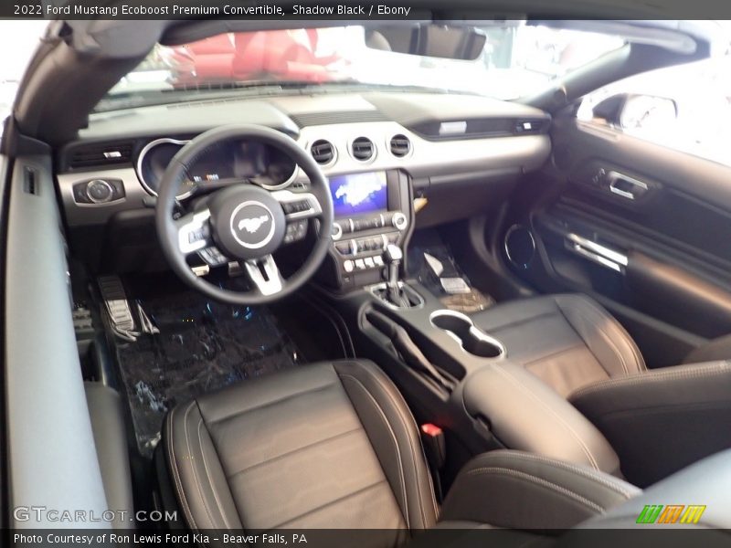 Shadow Black / Ebony 2022 Ford Mustang Ecoboost Premium Convertible