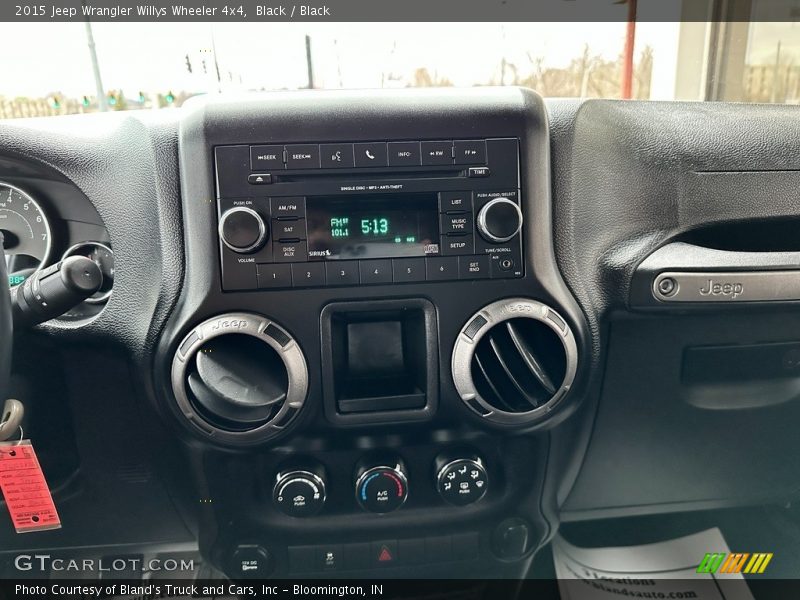 Black / Black 2015 Jeep Wrangler Willys Wheeler 4x4