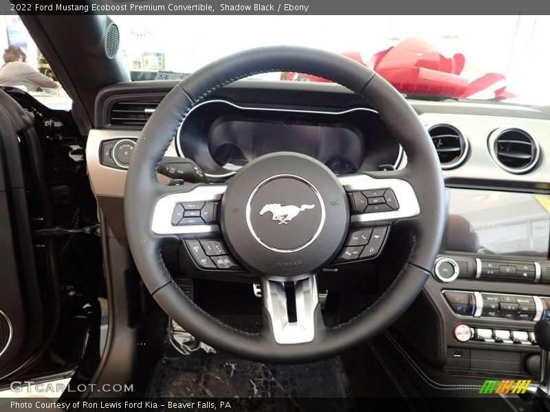 Shadow Black / Ebony 2022 Ford Mustang Ecoboost Premium Convertible