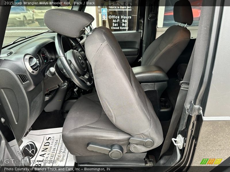 Black / Black 2015 Jeep Wrangler Willys Wheeler 4x4