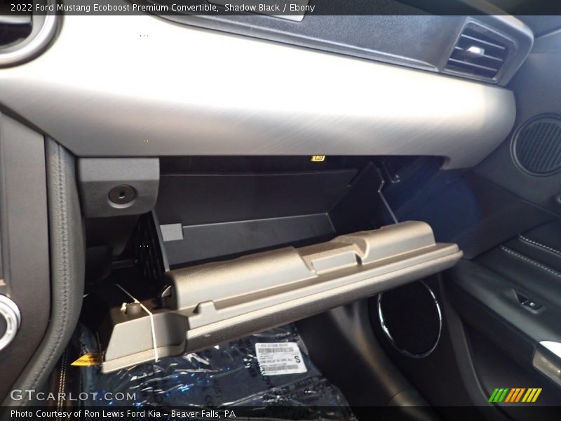 Shadow Black / Ebony 2022 Ford Mustang Ecoboost Premium Convertible