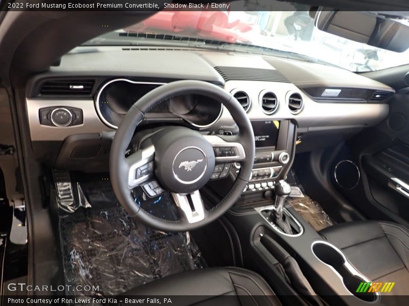Shadow Black / Ebony 2022 Ford Mustang Ecoboost Premium Convertible