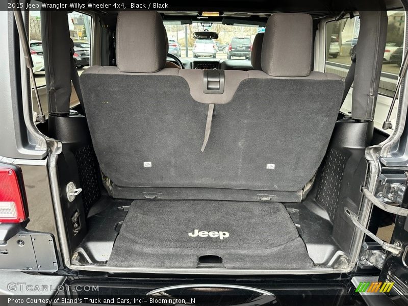 Black / Black 2015 Jeep Wrangler Willys Wheeler 4x4