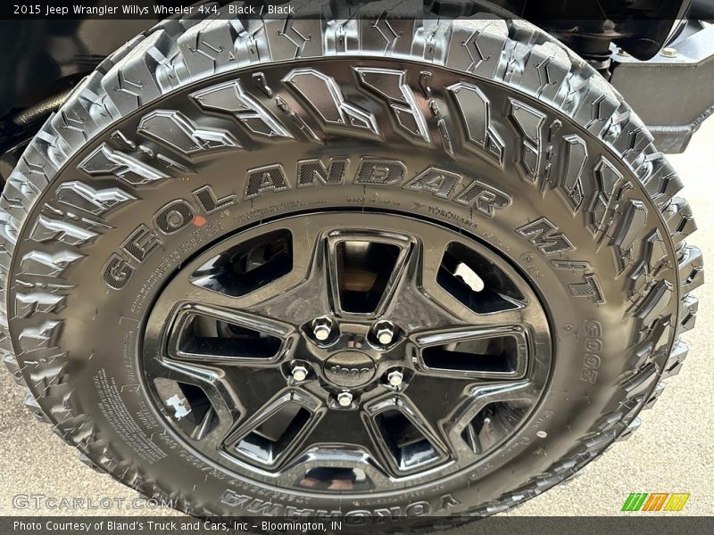 Black / Black 2015 Jeep Wrangler Willys Wheeler 4x4