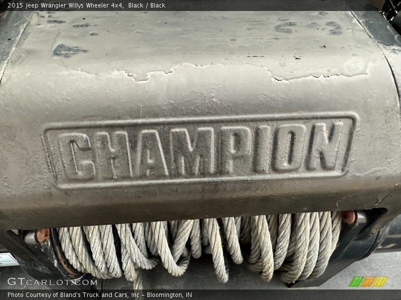 Black / Black 2015 Jeep Wrangler Willys Wheeler 4x4