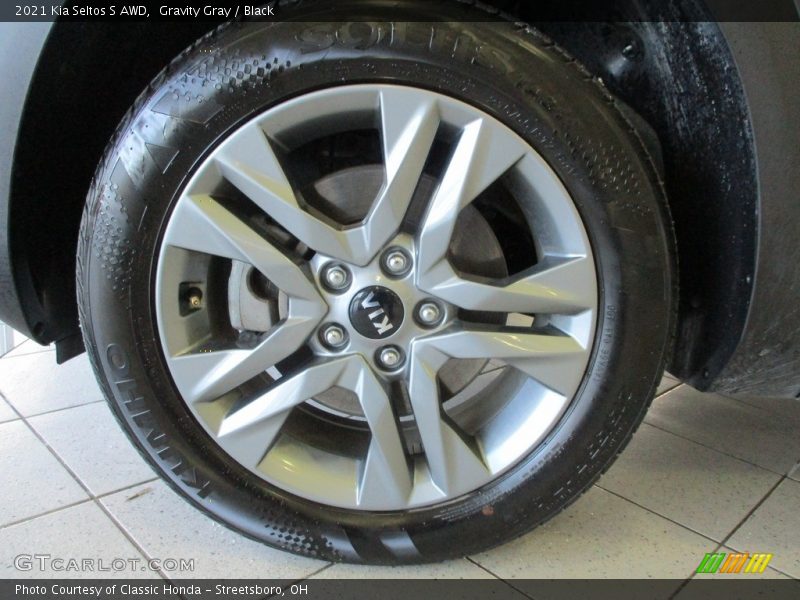 Gravity Gray / Black 2021 Kia Seltos S AWD
