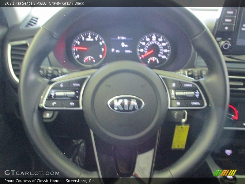 Gravity Gray / Black 2021 Kia Seltos S AWD