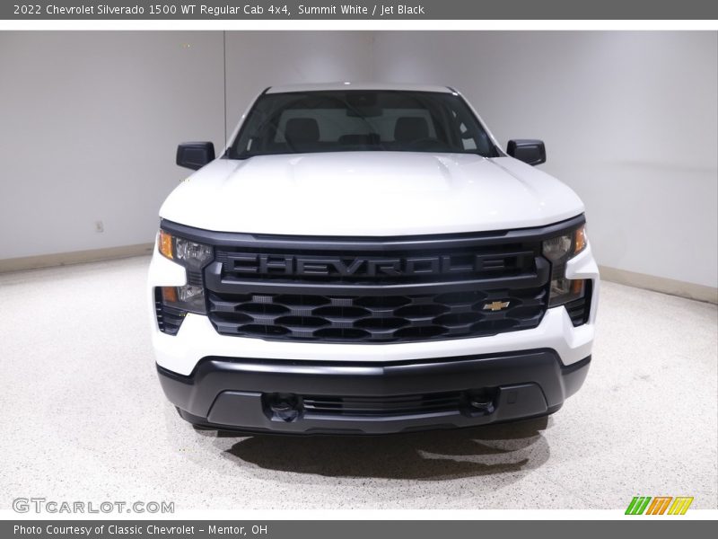 Summit White / Jet Black 2022 Chevrolet Silverado 1500 WT Regular Cab 4x4