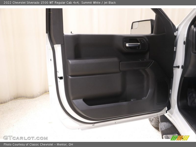 Summit White / Jet Black 2022 Chevrolet Silverado 1500 WT Regular Cab 4x4