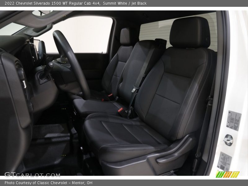 Summit White / Jet Black 2022 Chevrolet Silverado 1500 WT Regular Cab 4x4