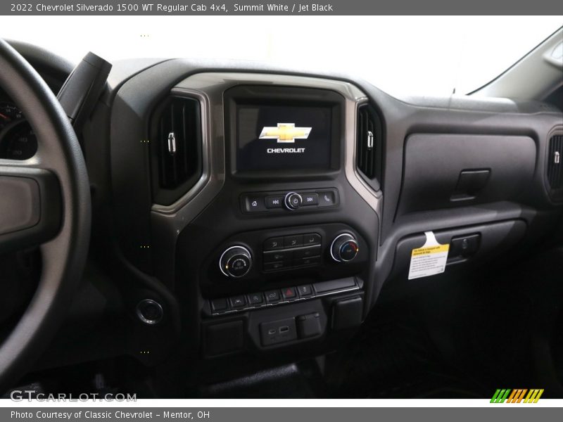 Summit White / Jet Black 2022 Chevrolet Silverado 1500 WT Regular Cab 4x4