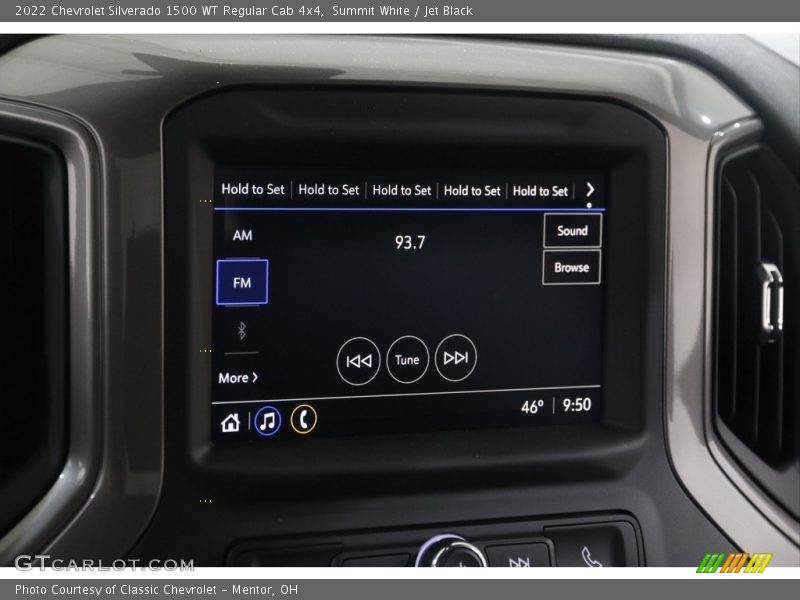 Summit White / Jet Black 2022 Chevrolet Silverado 1500 WT Regular Cab 4x4