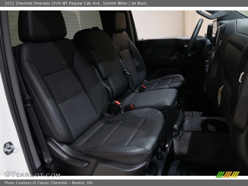Summit White / Jet Black 2022 Chevrolet Silverado 1500 WT Regular Cab 4x4