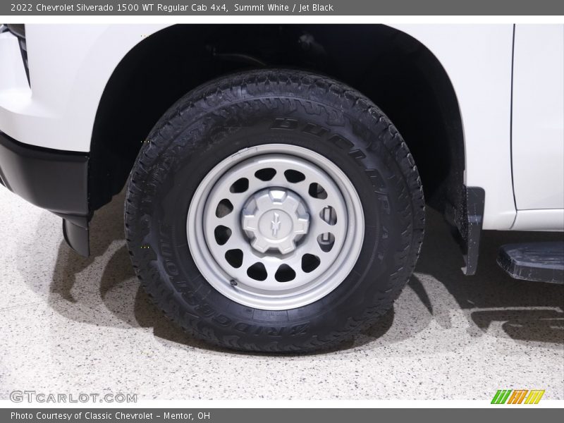 Summit White / Jet Black 2022 Chevrolet Silverado 1500 WT Regular Cab 4x4