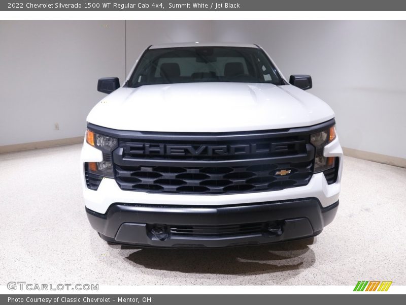 Summit White / Jet Black 2022 Chevrolet Silverado 1500 WT Regular Cab 4x4