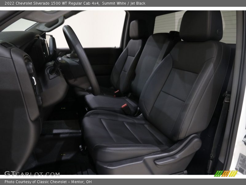 Summit White / Jet Black 2022 Chevrolet Silverado 1500 WT Regular Cab 4x4