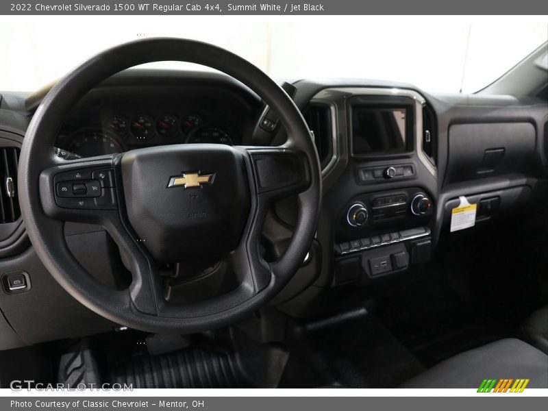 Summit White / Jet Black 2022 Chevrolet Silverado 1500 WT Regular Cab 4x4