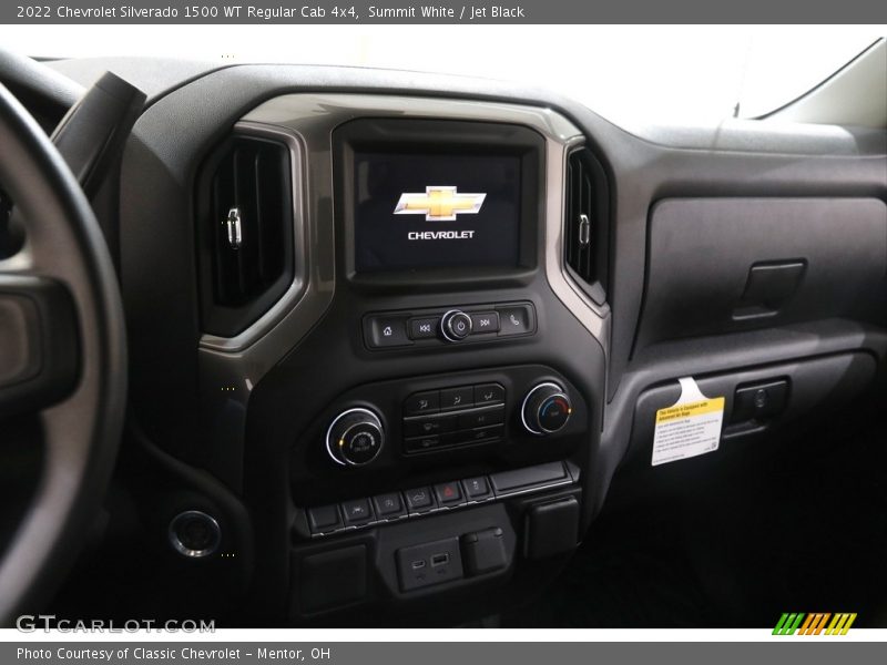 Summit White / Jet Black 2022 Chevrolet Silverado 1500 WT Regular Cab 4x4