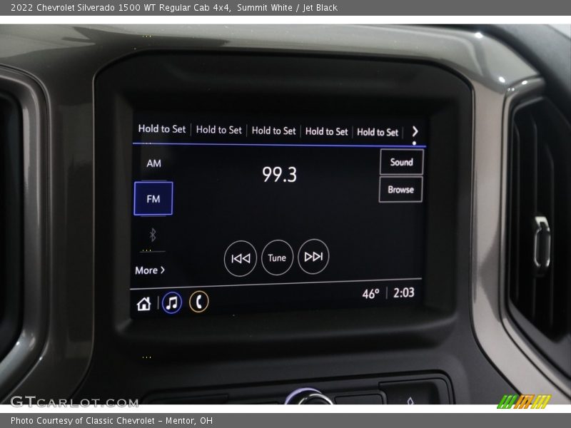 Summit White / Jet Black 2022 Chevrolet Silverado 1500 WT Regular Cab 4x4