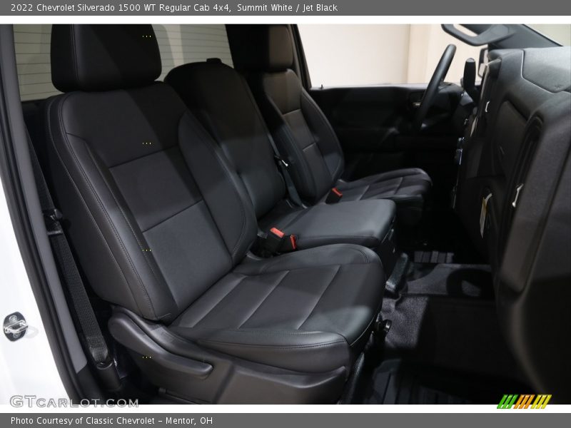 Summit White / Jet Black 2022 Chevrolet Silverado 1500 WT Regular Cab 4x4