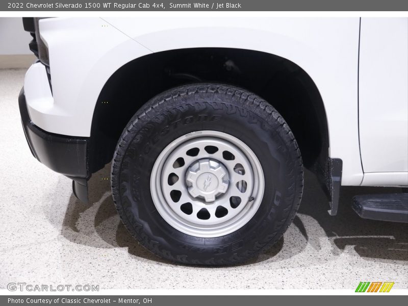Summit White / Jet Black 2022 Chevrolet Silverado 1500 WT Regular Cab 4x4