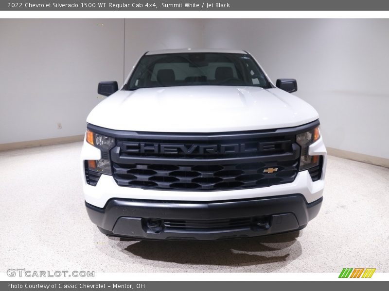 Summit White / Jet Black 2022 Chevrolet Silverado 1500 WT Regular Cab 4x4