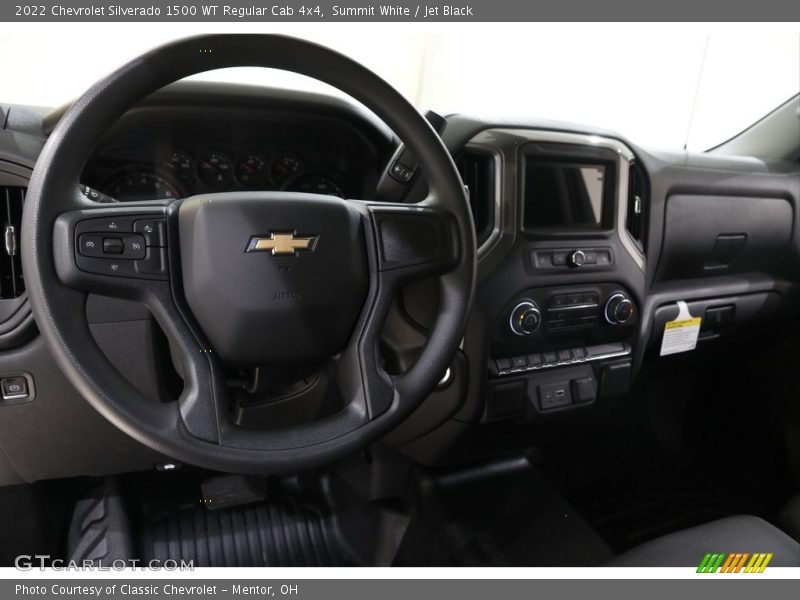 Dashboard of 2022 Silverado 1500 WT Regular Cab 4x4
